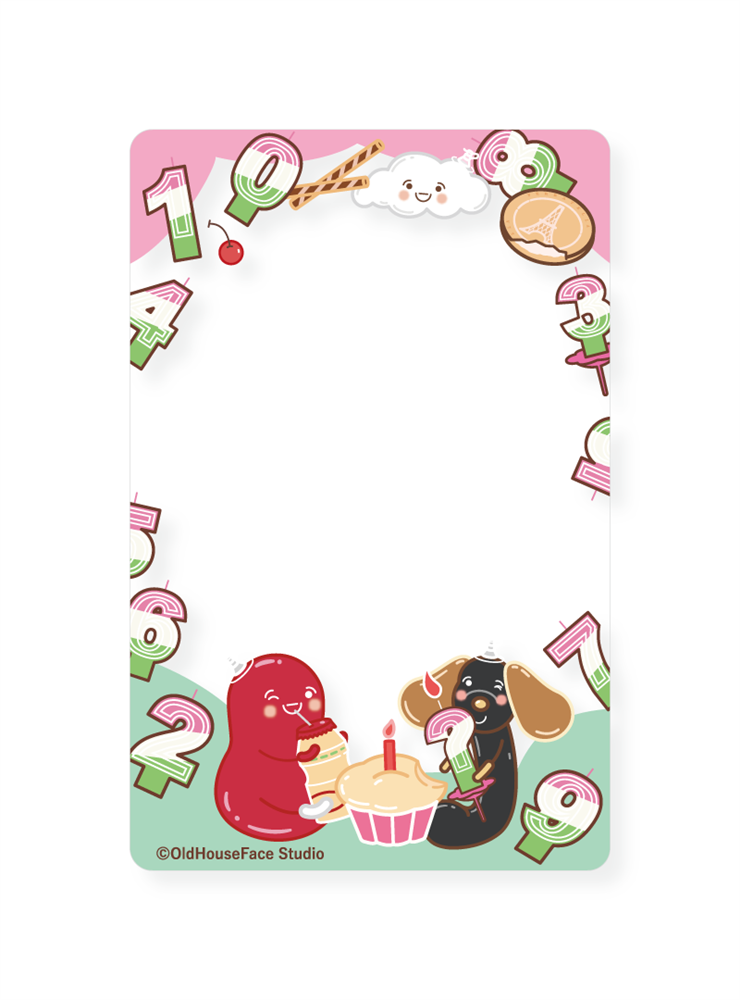 老屋顏－生日蠟燭：空框示意