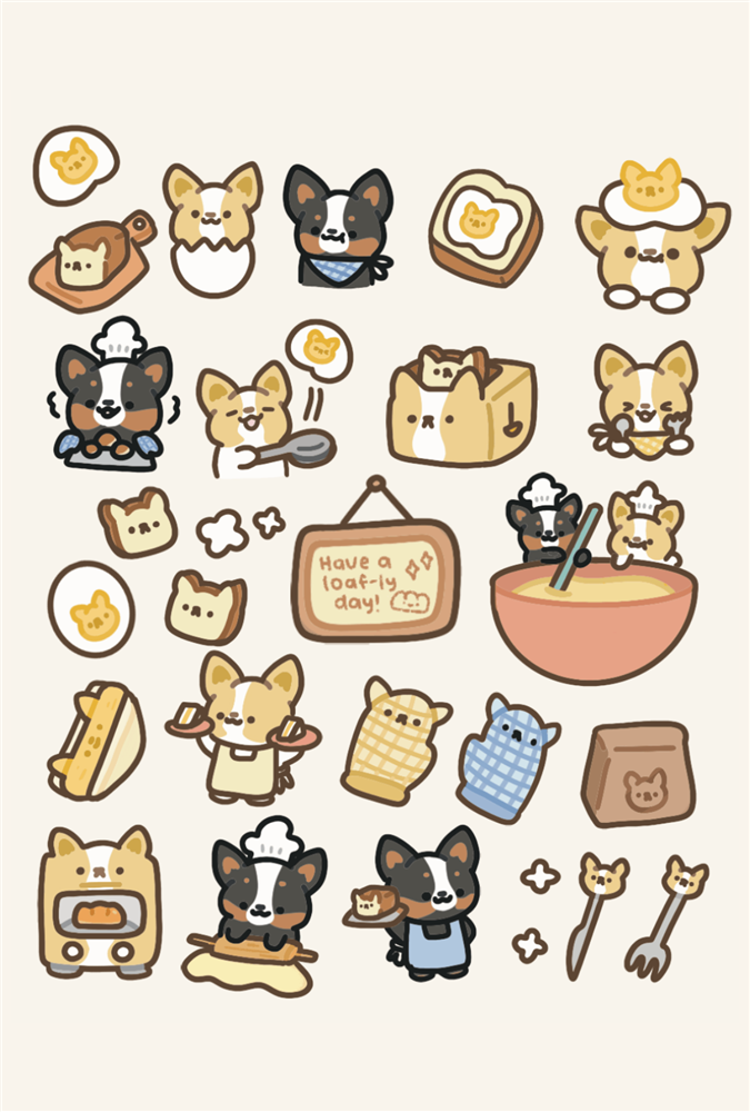 Corgiyolk Design Style Bakery