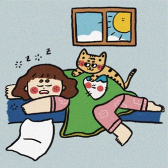 風格代表插畫 03:居家作息