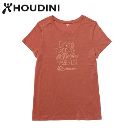 圖片 瑞典【Houdini】Ｗ`s Tree Message Tee 沙漠岩石紅