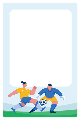 圖片 運動卡框-足球