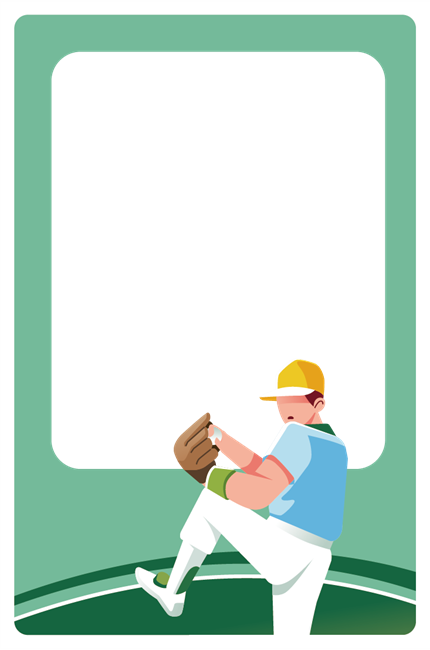 圖片 運動卡框-棒球