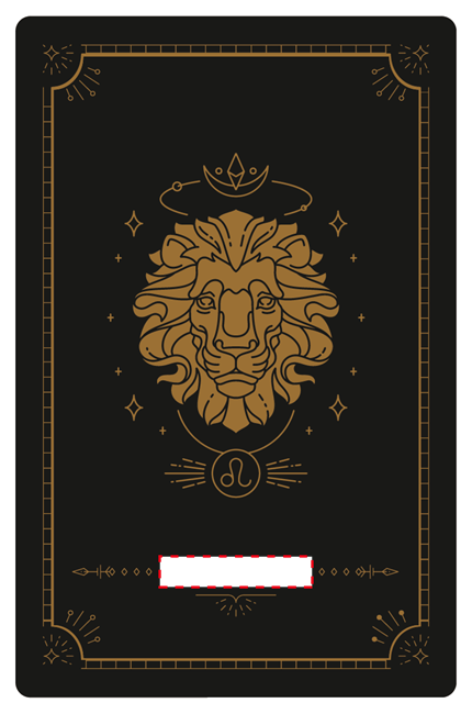 圖片 星座卡框-獅子座簽名卡
