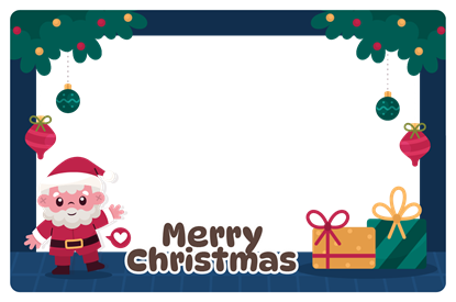 圖片 聖誕節卡框-Merry Christmas