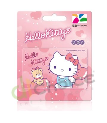 圖片 HELLO KITTY悠遊卡-愛心氣球