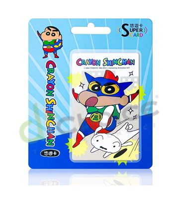 圖片 蠟筆小新Supercard悠遊卡-動感超能力