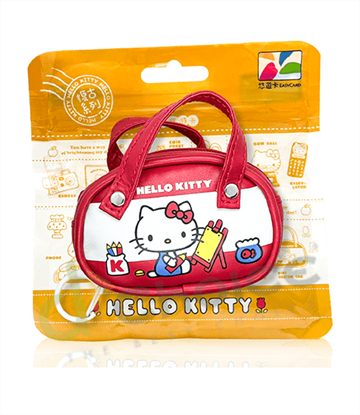 圖片 HELLO KITTY造型悠遊卡-復古手提袋