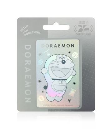 圖片 哆啦A夢Supercard悠遊卡-限定銀