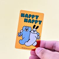圖片 餃貓FAMILY系列悠遊卡-HAPPY HAPPY