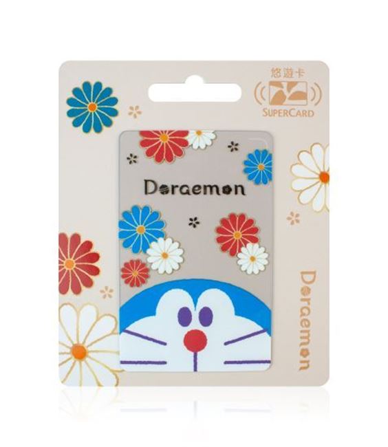 圖片 哆啦A夢日式和風Supercard悠遊卡-哆啦A夢