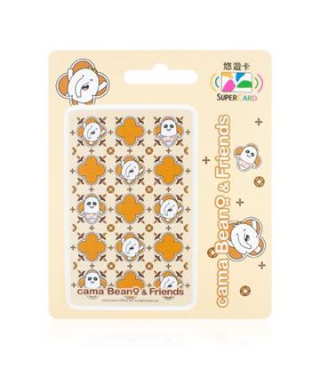 圖片 cama Beano&Friends系列Supercard悠遊卡-花磚(橘)