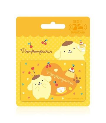 圖片 布丁狗Supercard悠遊卡-愛心布丁狗