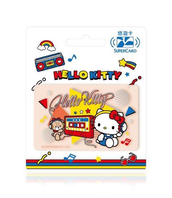 圖片 三麗鷗街頭音樂Supercard悠遊卡-HELLO KITTY