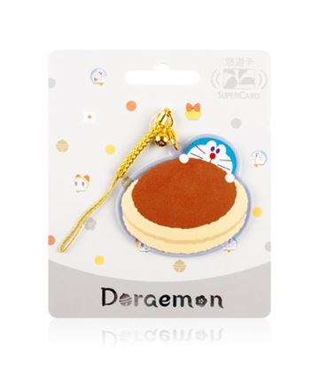 圖片 哆啦A夢日式和風Supercard造型悠遊卡-銅鑼燒