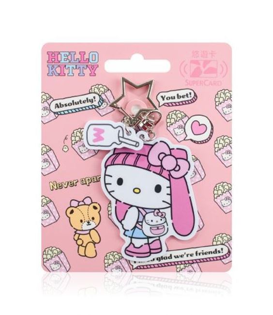 圖片 Hello Kitty Pop style Supercard造型悠遊卡-日系風