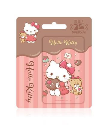 圖片 三麗鷗可可戀心SuperCard悠遊卡-HELLO KITTY