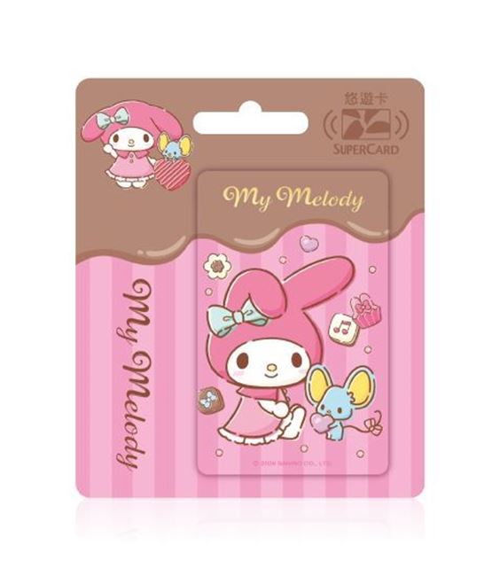 圖片 三麗鷗可可戀心SuperCard悠遊卡-美樂蒂