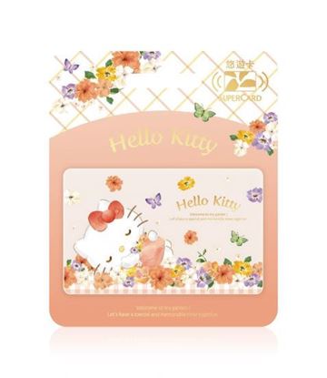 圖片 三麗鷗幻彩花卉SuperCard悠遊卡-HELLO KITTY