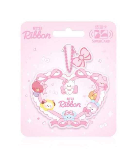 圖片 BT21 壓克力SuperCard造型悠遊卡-Ribbon