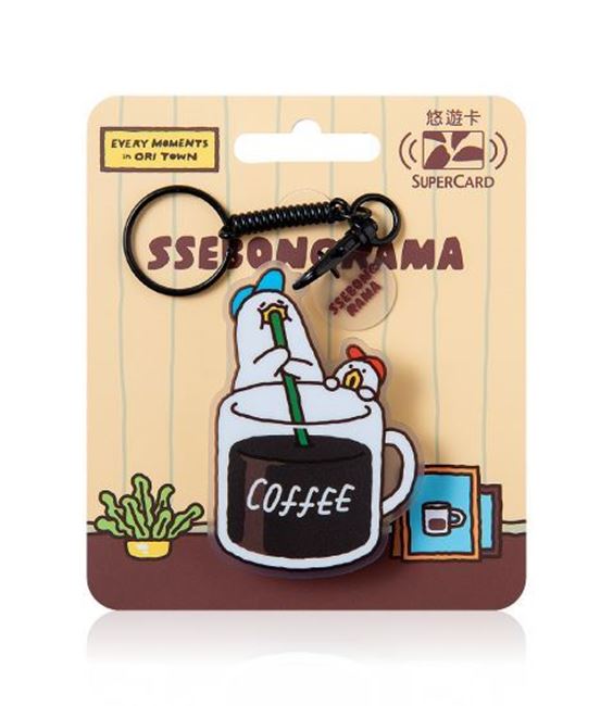 圖片 SSEBONGRAMA廢萌日常SUPERCARD造型悠遊卡-續命模式鴨