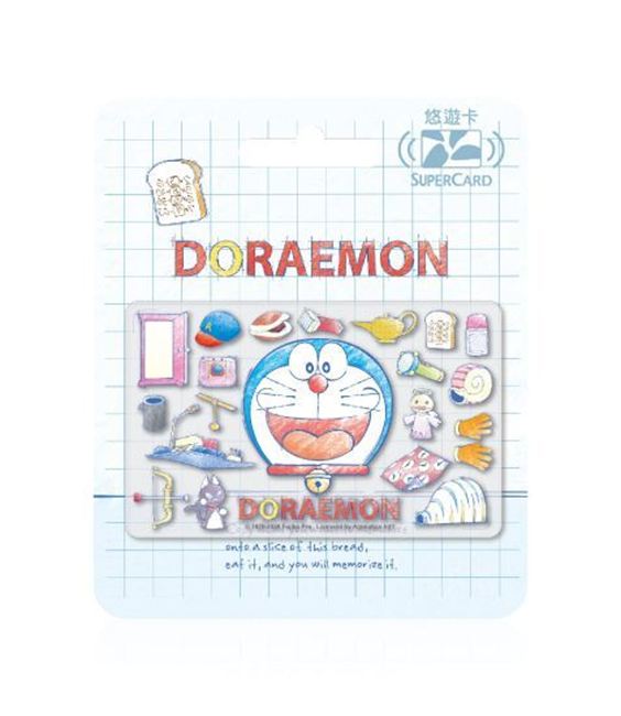 圖片 哆啦A夢插畫風SuperCard悠遊卡-秘密道具大集合