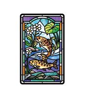 圖片 老屋顏鑲嵌玻璃系列SUPERCARD悠遊卡-臺灣原生種 櫻花鉤吻鮭