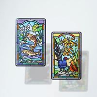 圖片 老屋顏鑲嵌玻璃系列SUPERCARD悠遊卡-臺灣原生種 櫻花鉤吻鮭