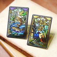 圖片 老屋顏鑲嵌玻璃系列SUPERCARD悠遊卡-臺灣原生種 櫻花鉤吻鮭